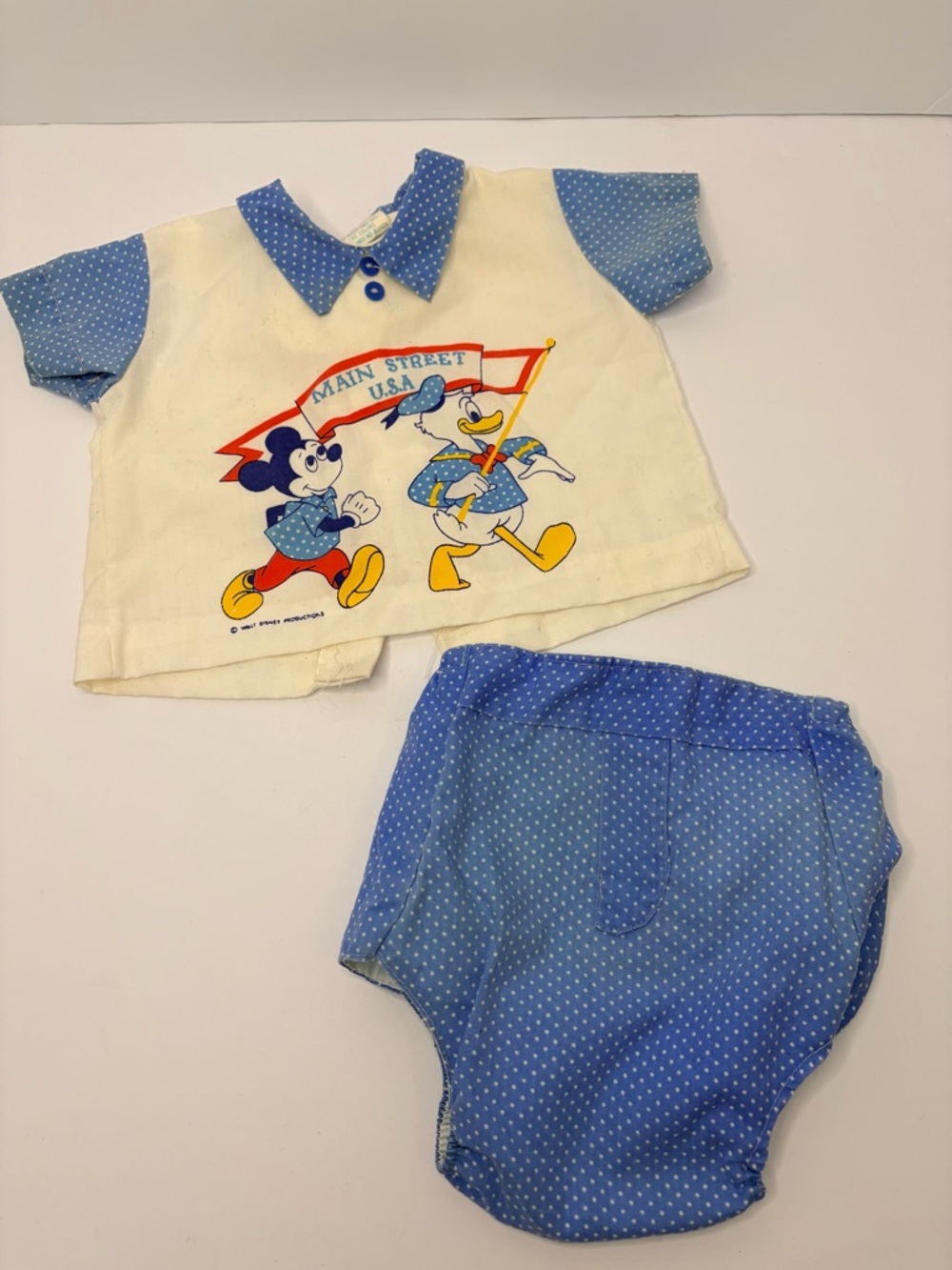 Vintage Disney Mickey & Donald Baby Set